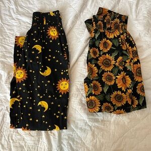 Lucy & Yak Sun and Floral Print Pants